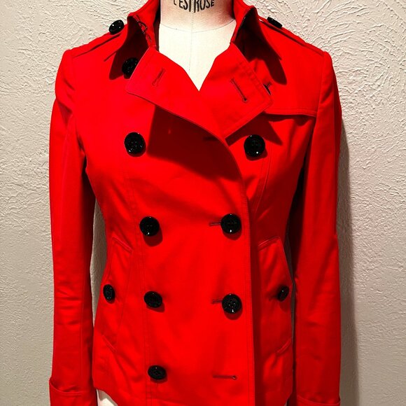 Burberry Brit Red Jacket - Picture 1 of 14